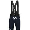 Set Fietsshirt + Korte Koersbroek 2025 Movistar Team Blauw